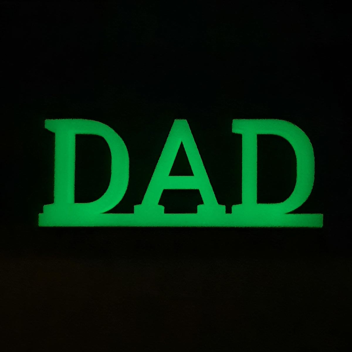 Glow In The Dark Dad Table Stand 6" X 2"