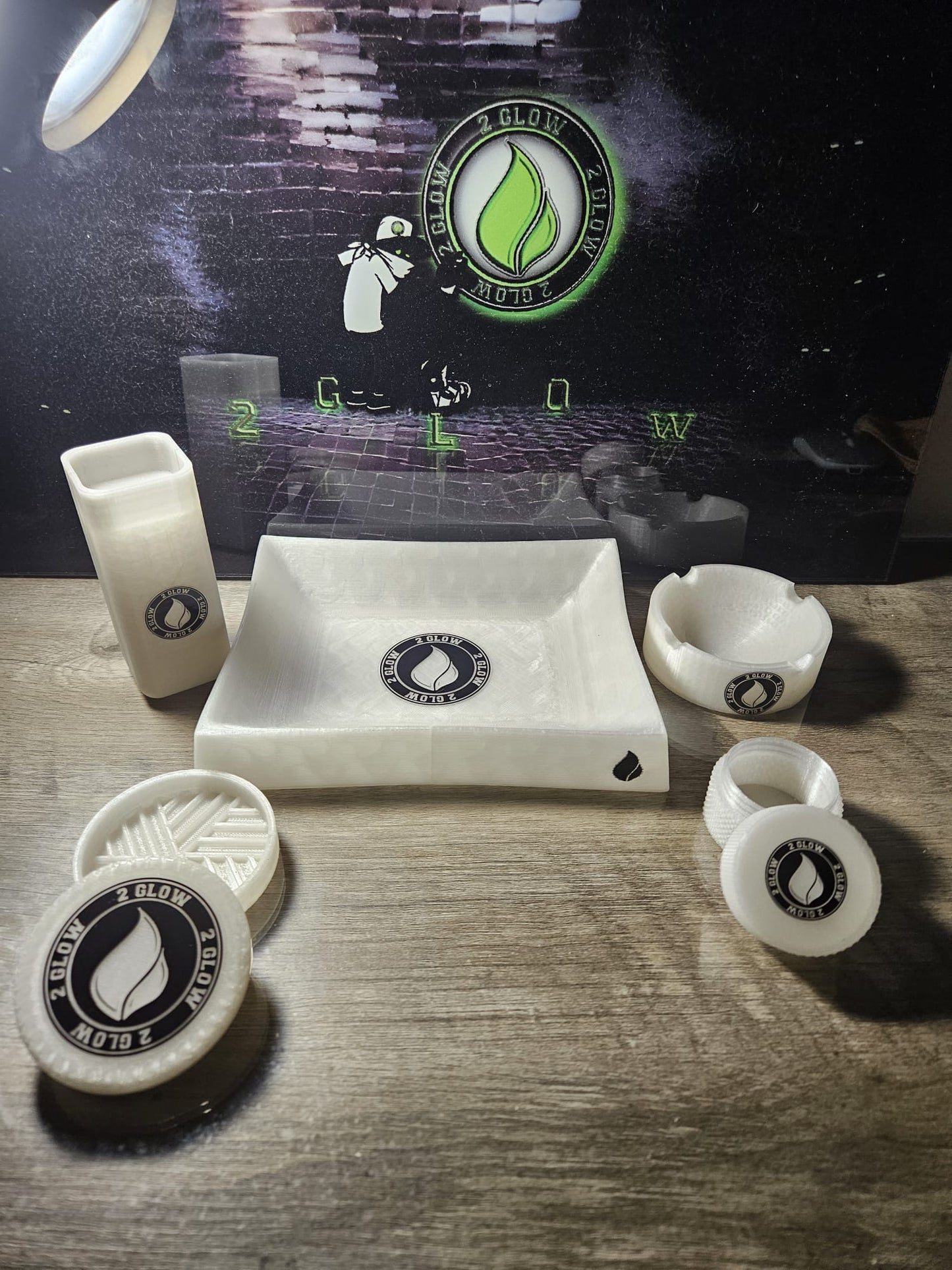 5-in-1 Glow In The Dark Cotton Candy 420 Showpiece
