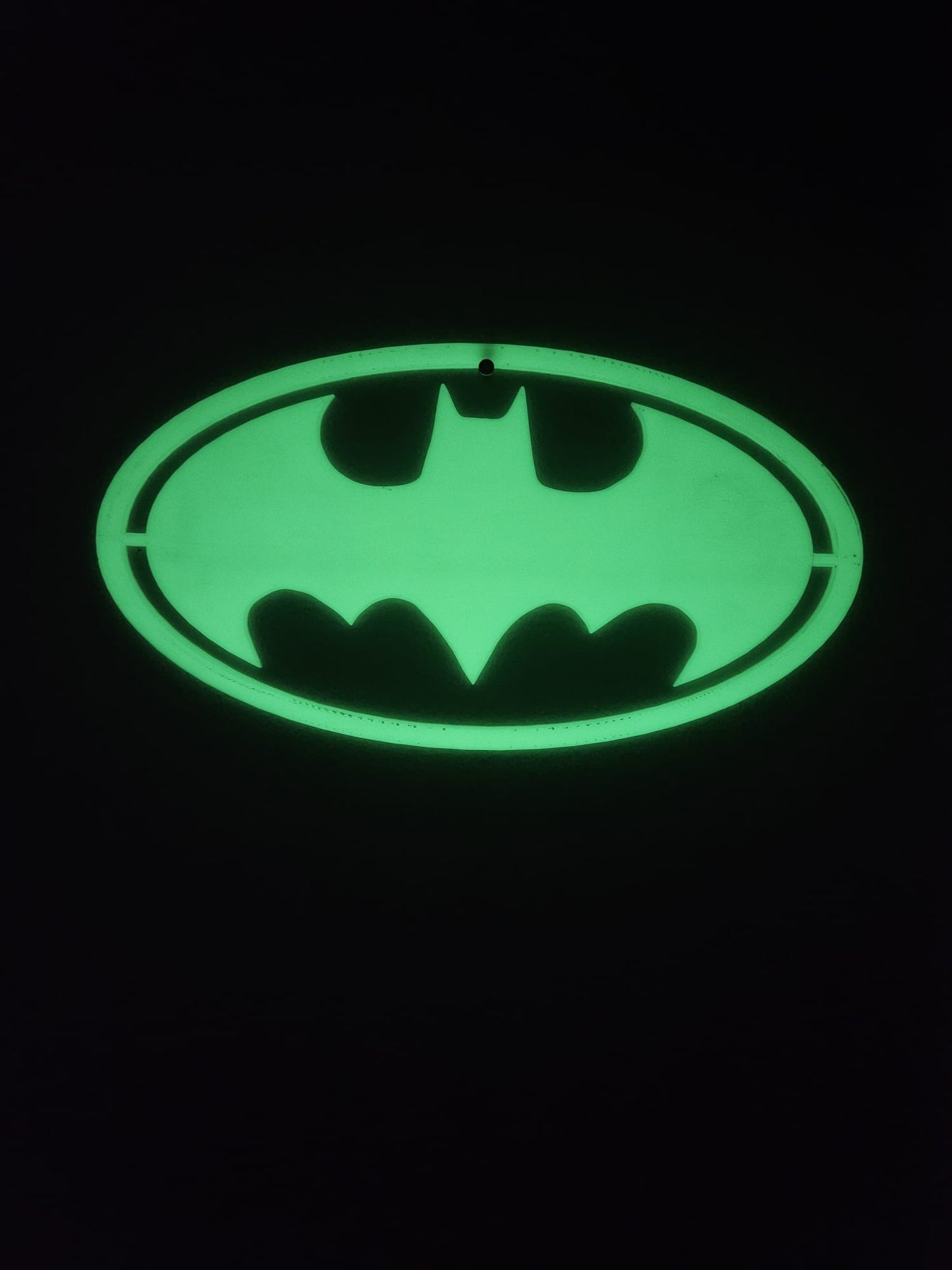 DIY Glow In The Dark Bat Symbol Hanging Wall Décor For Indoor Decorating