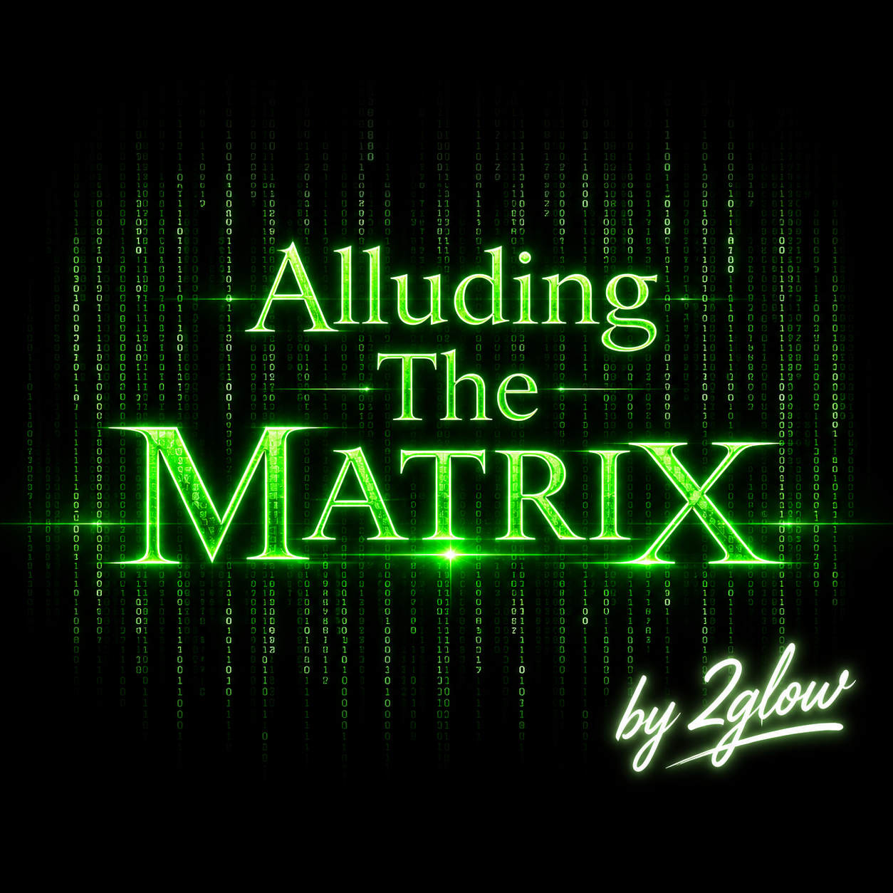 Alluding The Matrix T shirt by 2Glow
