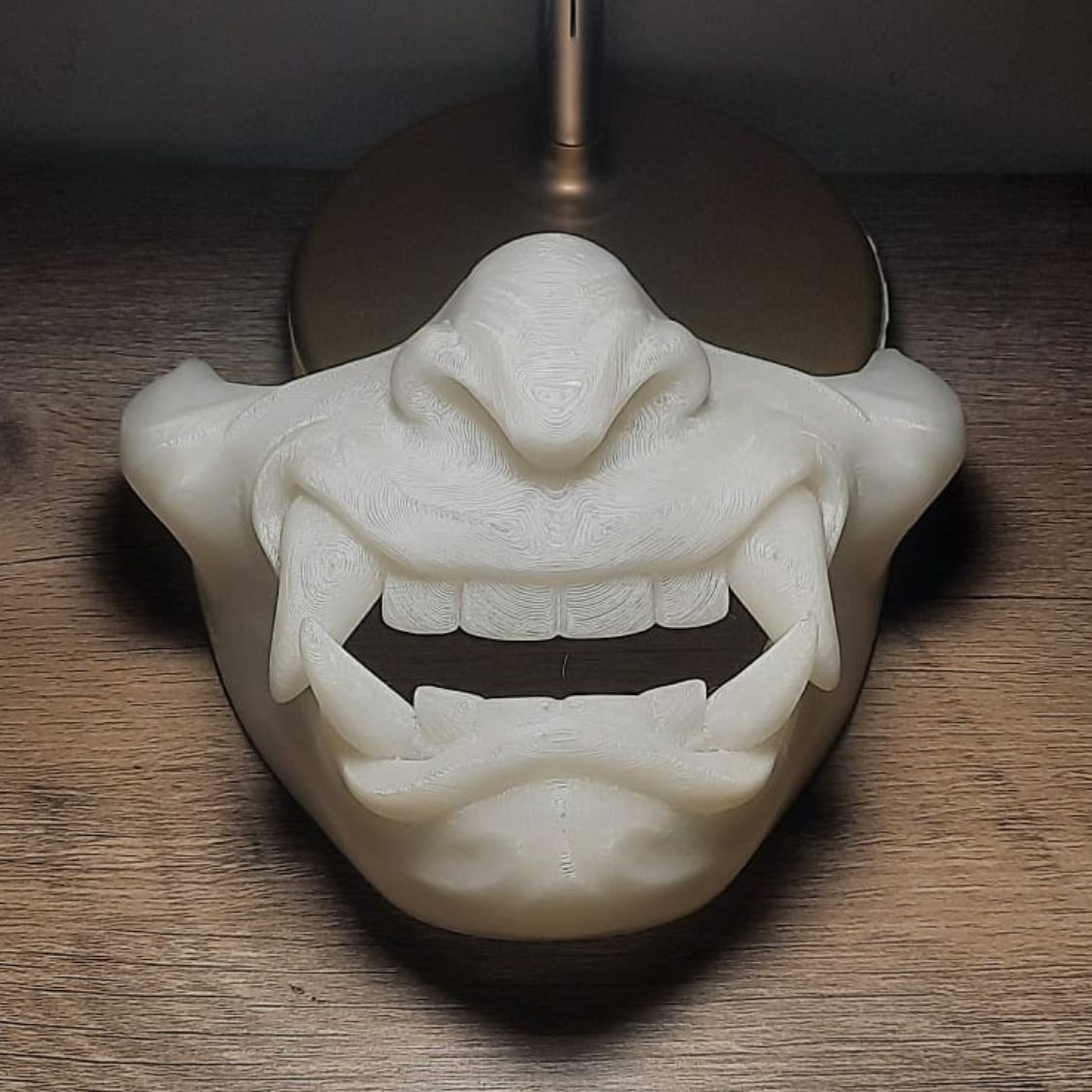Showpiece DIY Custom Glow in the Dark Half Oni Mask