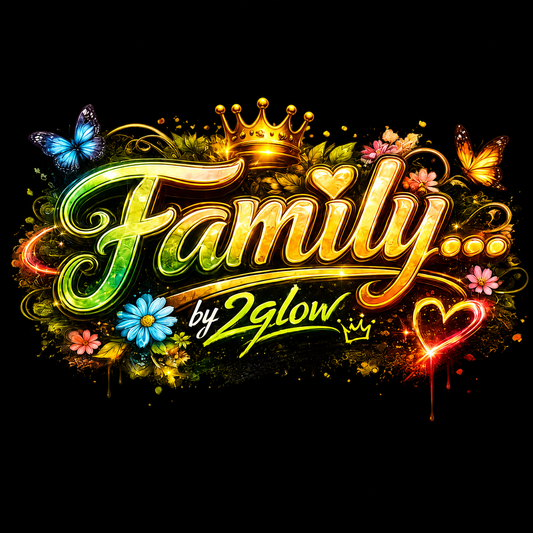 Family T shirt by 2Glow