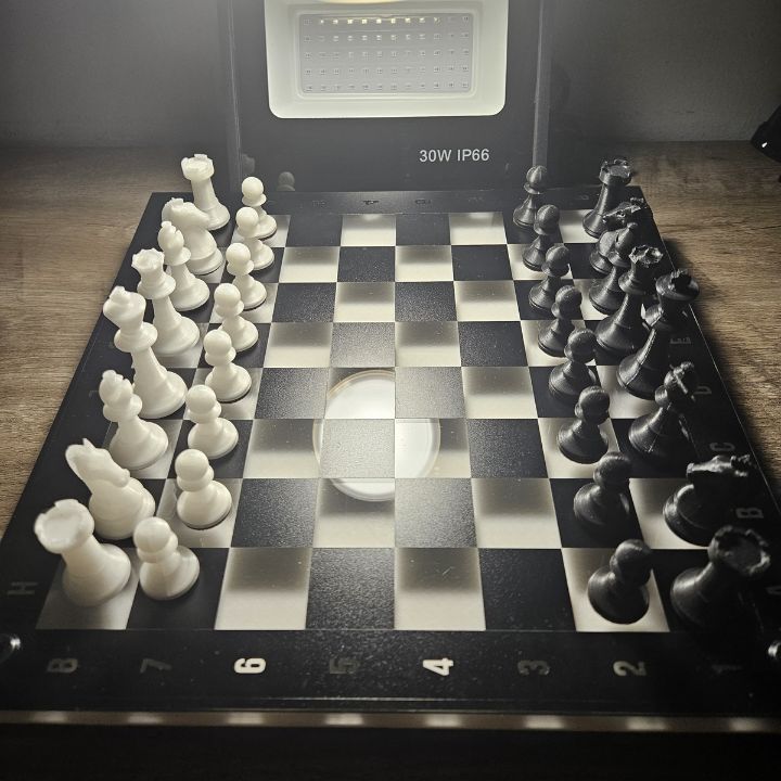 Showpiece and Custom Glow In The Dark Triple Layer Chessboard
