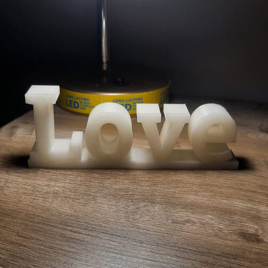 Glow In The Dark Love Table Stand 6" X 2"
