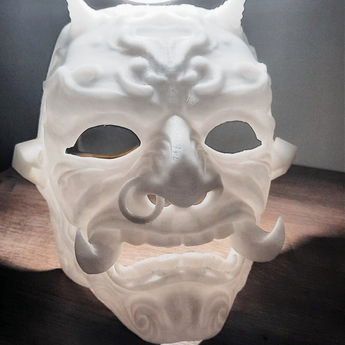 Showpiece DIY Custom Glow In The Dark Full Oni Mask