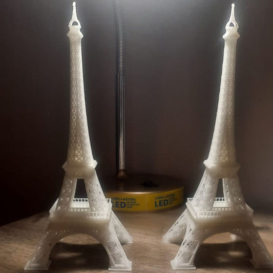 Showpiece Glow In The Dark Eiffel Tower Set Of 2